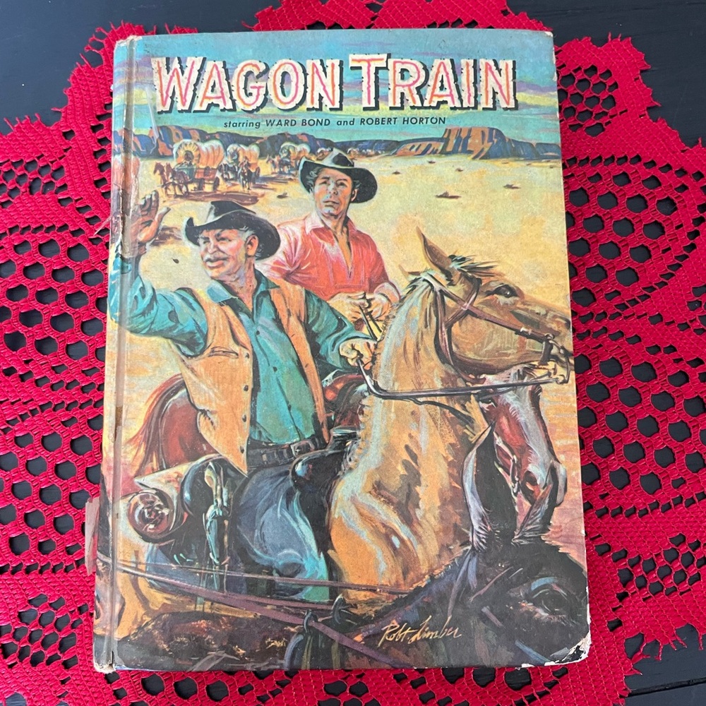 Wagon Train Vintage Hardback Book, 1959